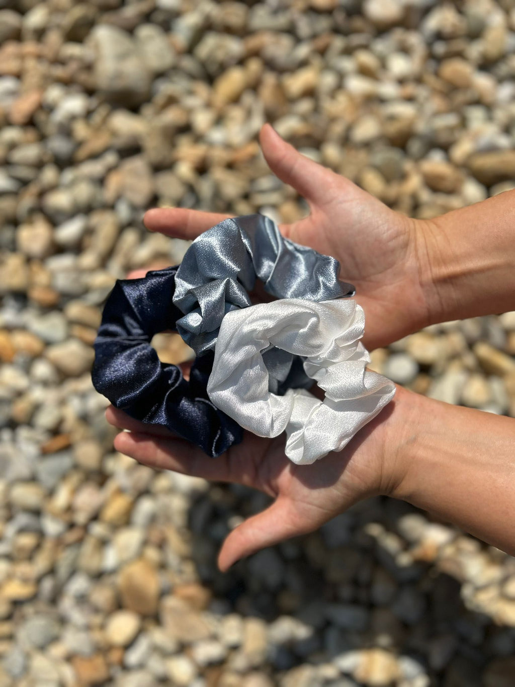 Seidige Scrunchies